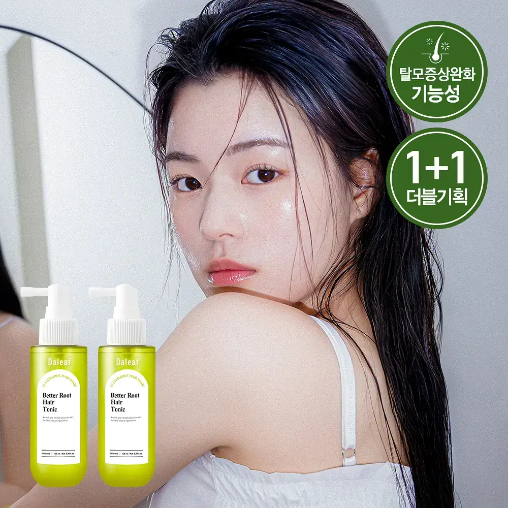 [1등헤어토닉] 달리프 클로렐라 탈모증상완화 헤어토닉 더블기획(100ml+100ml)